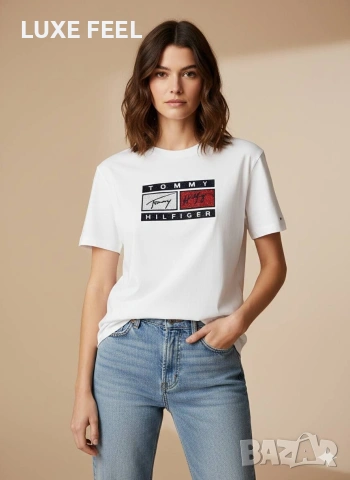 TOMMY HILFIGER 💎Дамски Тениски , снимка 2 - Тениски - 53288723