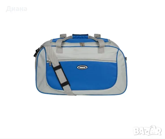 Сак Urban с дръжка за захващане и колелца в цвят син/сив и капацитет до 33 литра, снимка 1