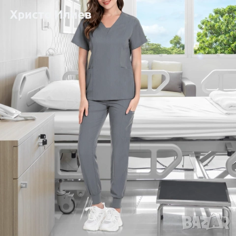 Комплект за медицинска сестра груминг работно облекло за жени Медицинско облекло, снимка 4 - Комплекти - 53906804