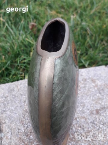 Немска бронзова ваза, снимка 4 - Вази - 31297260