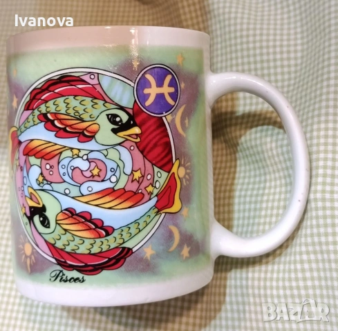 Красиви порцеланови чаши със зодии-кафе и чай, снимка 8 - Чаши - 42078197