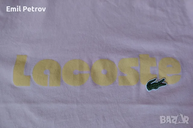Мъжка тениска оригинална на Lacoste XL, снимка 2 - Тениски - 55949616