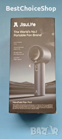 Преносим вентилатор Регулируема скорост 1-100 Турбо Презареждаем 3600mAh Дигитален дисплей, снимка 2 - Вентилатори - 54088152