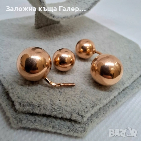 Винтидж златни обеци, 4,98г – класика и неподвластен на времето стил, снимка 4 - Обеци - 54216405