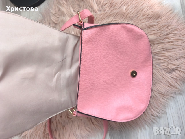 Нова! Чанта в розово - 7 Е, снимка 3 - Чанти - 53939299