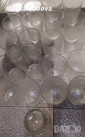 Стъклени чаши, снимка 4 - Чаши - 25031865