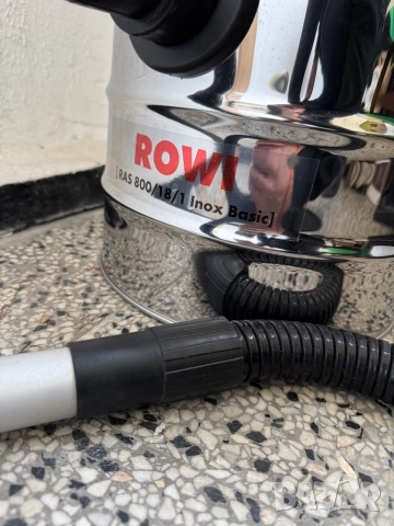 Прахосмукачка за Пепел ROWI RAS 800/18/1 Inox Basic Сухо Почистване, Неръждаема, 800 W!, снимка 6 - Прахосмукачки - 52562154