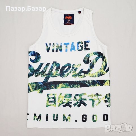 Superdry Оригинален Памучен Потник L-XL, снимка 2 - Други - 40438871