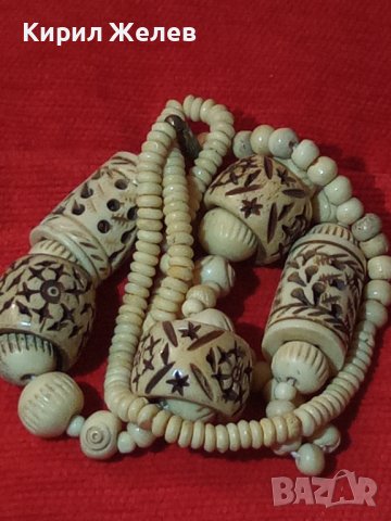 ГЕРДАН от РОГ КОСТ РЪЧНА МАЙСТОРСКА ИЗРАБОТКА СТАРИНЕН 15121, снимка 9 - Антикварни и старинни предмети - 29546463