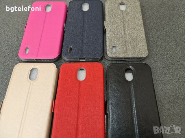 Nokia 1.3 калъф тип тефтер със силиконово легло