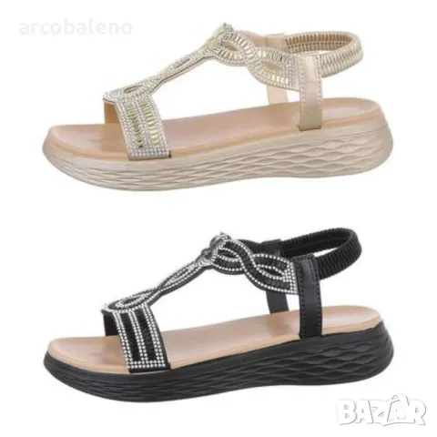 Дамски сандали на клин, 2цвята 