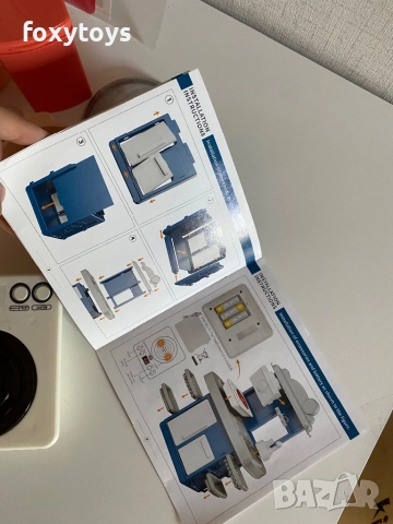 Малка кухня с мивка с течаща вода - 46 см. - розова или синя, снимка 4 - Образователни игри - 51699993