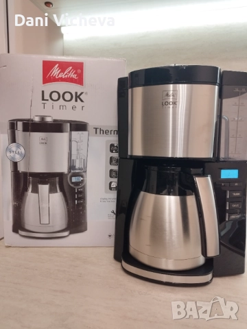 Шварц кафемашина Melitta Look V Timer 1025-18, снимка 5 - Кафемашини - 52728277
