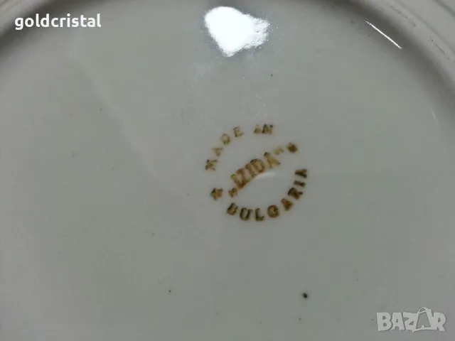 Стар български порцелан Изида чинии , снимка 9 - Антикварни и старинни предмети - 41808971