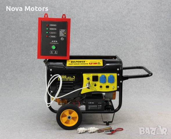 Генератор За Ток 3.5 KW Nova Electric Бензин-Газ Монофазен