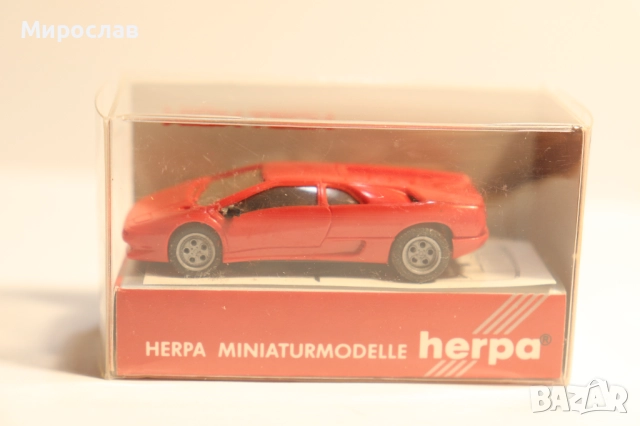 HERPA H0 1/87 LAMBORGHINI КОЛИЧКА КАМИОН МОДЕЛ