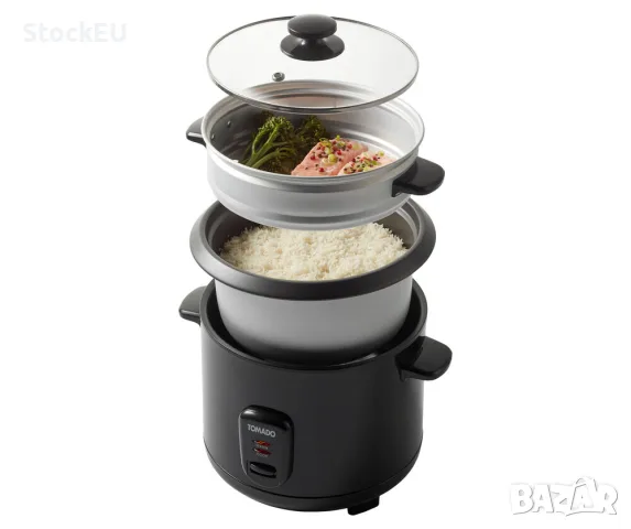Оризовар Tomato TRC1501B 500W 1.5л Уред за варене на ориз Оризоварка Готвене на пара