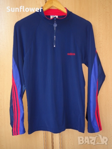 Винтидж/ ретро джърси топ Adidas, произведен във Франция, размер M , снимка 9 - Спортни дрехи, екипи - 51732005