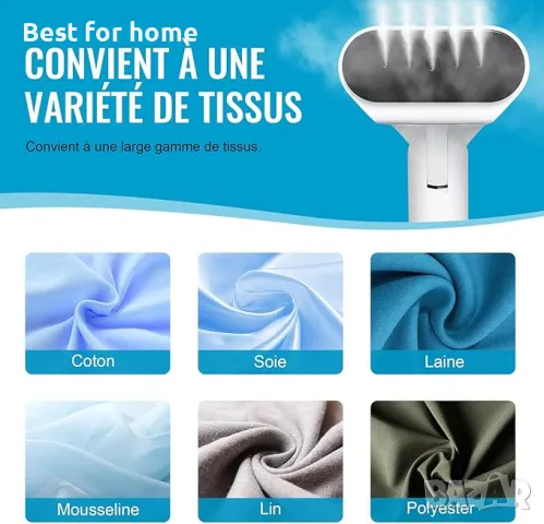 Висококачествена вертикална парна ютия-Сгъваем и преносим дизайн, снимка 5 - Ютии - 49464828