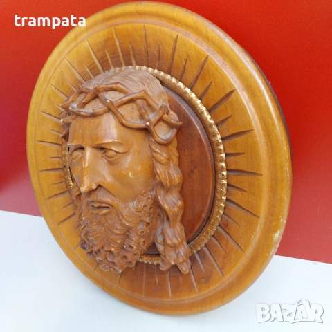 НАЙ ДОБРАТА ОФЕРТА  Стара Немска Дърворезба / Христос , снимка 3 - Антикварни и старинни предмети - 53066389