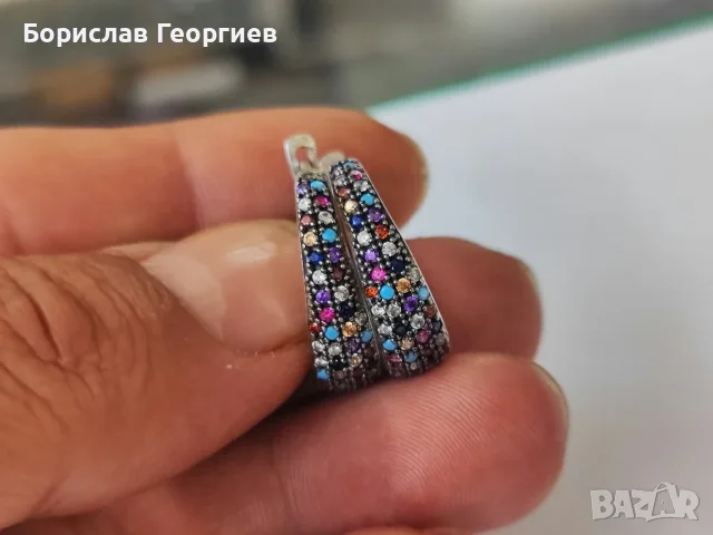 Сребърни обеци 925