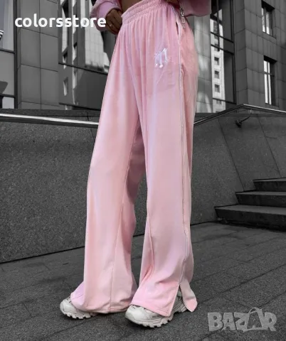 Дамски кадифен сет MOOD baby pink, снимка 2 - Спортни екипи - 48817311