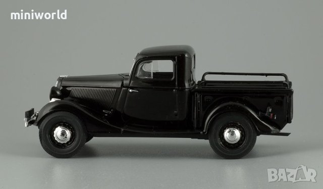 ГАЗ М415 пикап 1939 - мащаб 1:43 на DeAgostini моделът е нов в блистер, снимка 7 - Колекции - 44395562