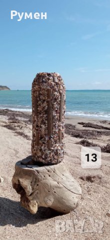 Ръчно изработени вази с натурал. морски материали , снимка 14 - Вази - 40620577
