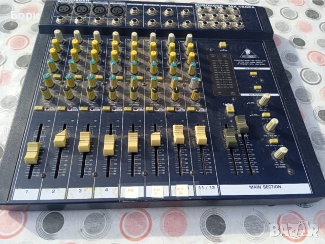 BEHRINGER EURORACK MX1602A Аудио миксер, снимка 6 - Ресийвъри, усилватели, смесителни пултове - 39803237