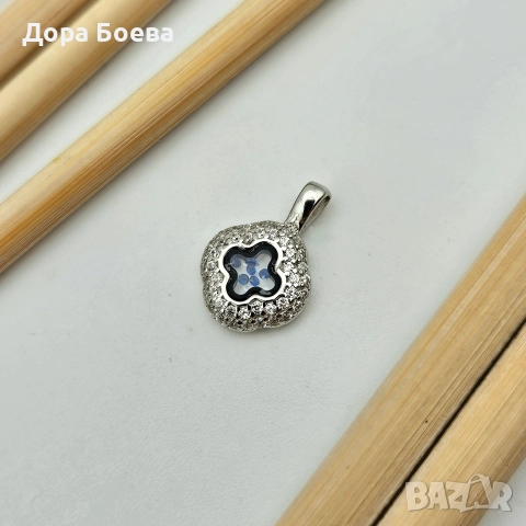 Сребърно съчетание: "Дарена", снимка 5 - Колиета, медальони, синджири - 52655907