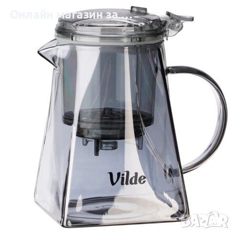 Чайник с инфузер, Ергономичен дизайн, Без капки, Подвижен инфузер от неръждаема стомана 730ml 259423, снимка 4 - Прибори за хранене, готвене и сервиране - 53231112