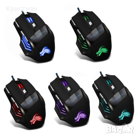 Gaming мишка X3 7D USB Optical RGB – Геймърска Miшка на супер цена, снимка 4 - Клавиатури и мишки - 52413299