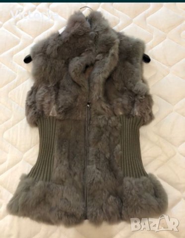 Дамски елек от естествена кожа