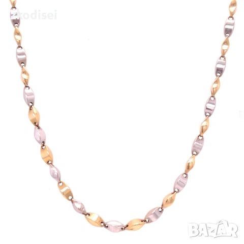 Златен синджир 10,01гр. 63,0см. 14кр. проба:585 модел:38230-2, снимка 2 - Колиета, медальони, синджири - 54038966