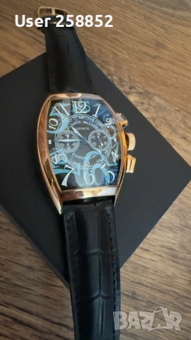 Franck Muller -Vintage Chronograph Quartz  - Мъжки часовник - Нов , снимка 6 - Мъжки - 53218912