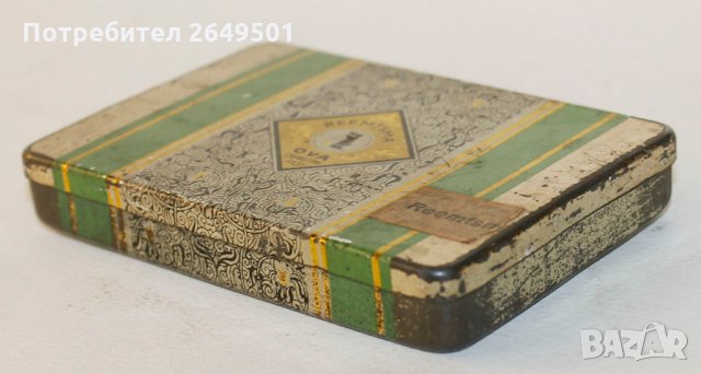 Стара Немска REEMSTMA OVA метална цигарена кутия , снимка 5 - Колекции - 34016733