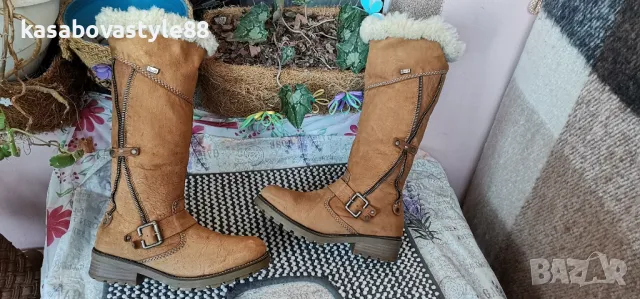 Ботуши Rieker 37 н. Естествена кожа, снимка 9 - Дамски ботуши - 48299610