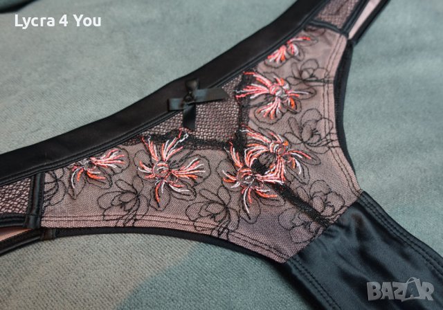 M/L страхотни бразилиани от сатен, тюл и дантела, снимка 10 - Бельо - 38541916