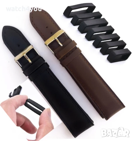 НОВА ГАЙКА/ХАЛКА ЗА КАИШКА НА СМАРТ ЧАСОВНИК.ГАЙКИ ЗА КАИШКИ.ДЪРЖАЧИ ЗА СИЛИКОНОВИ КАИШКИ SMARTWATCH, снимка 15 - Каишки за часовници - 43480093