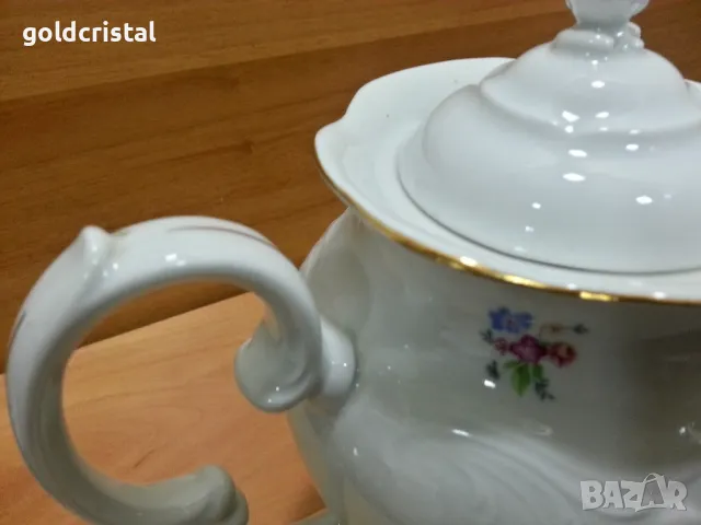 Стар полски порцелан чайник , снимка 8 - Антикварни и старинни предмети - 49793645