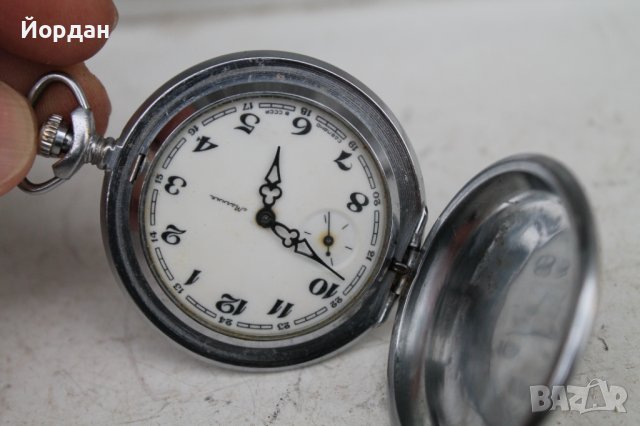 СССР джобен часовник ''МОЛНИЯ'', снимка 9 - Антикварни и старинни предмети - 38258579