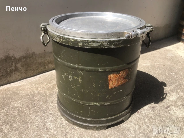 стар немски военен контейнер за барут - 1939г. - WEHRMACHT - WWII - ОРИГИНАЛ, снимка 2 - Антикварни и старинни предмети - 51363518