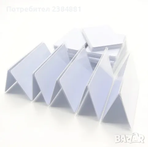  100pcs RFID MIFARE Card 13.56Mhz, снимка 2 - Друга електроника - 47338183