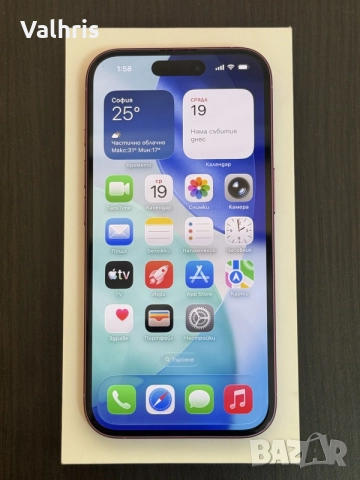 Apple iPhone 16 128GB / Pink / 100% батерия / КАТО НОВ!, снимка 2 - Apple iPhone - 55358641