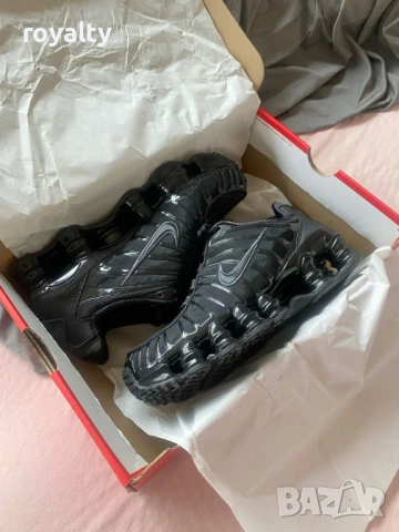 Nike Shox TL Black Унисекс Черни Спортни Маратонки 36-46 Номер с Кутия Найк  , снимка 2 - Маратонки - 53064057