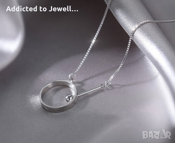 Тотална разпродажба - 50% Сребърно колие /2228/, снимка 3 - Колиета, медальони, синджири - 33154580