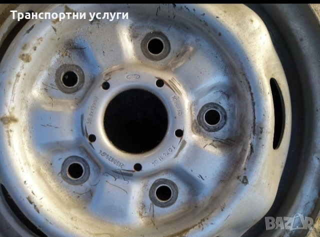 джанти транзит 15 цола , снимка 2 - Гуми и джанти - 52550067