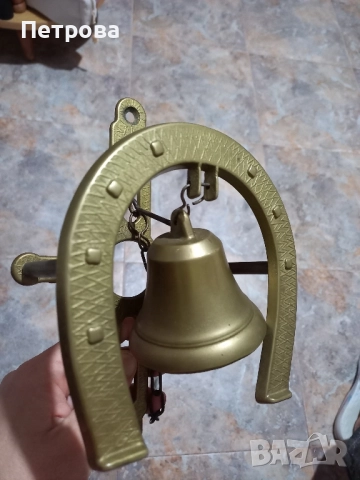 Месингова камбана, снимка 7 - Антикварни и старинни предмети - 52860325
