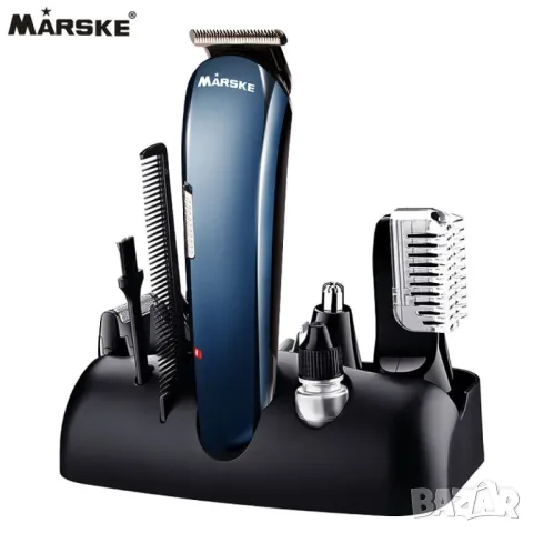 Електрическа самобръсначка МARSKE  с 5 накрайника SHAV9, снимка 1