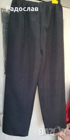 Продавам панталон дамски черен нов Ръчна изработка , снимка 2 - Панталони - 42309699